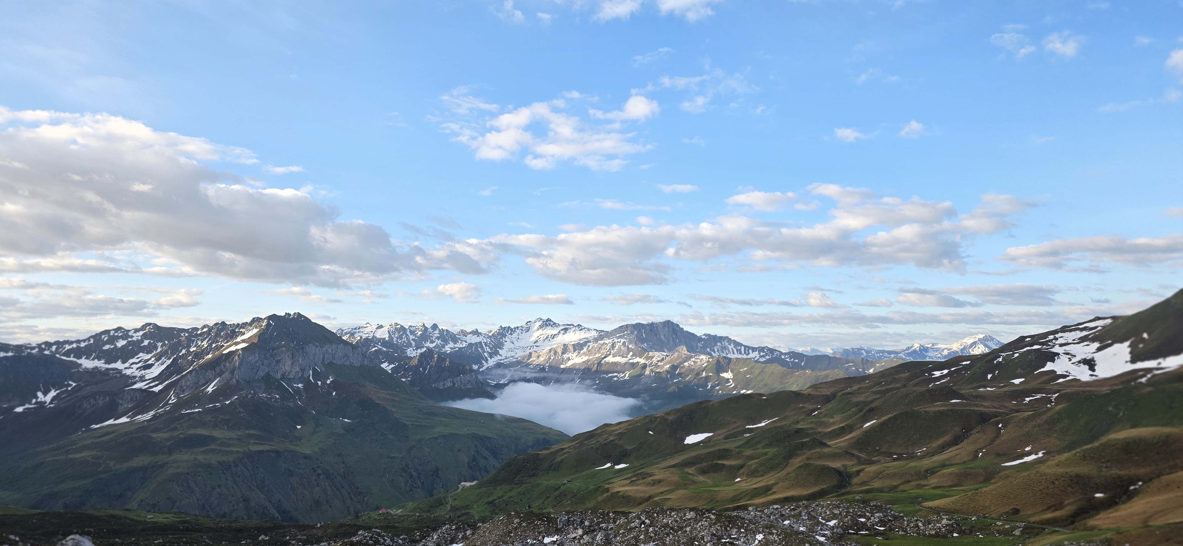 Early morning mountain view