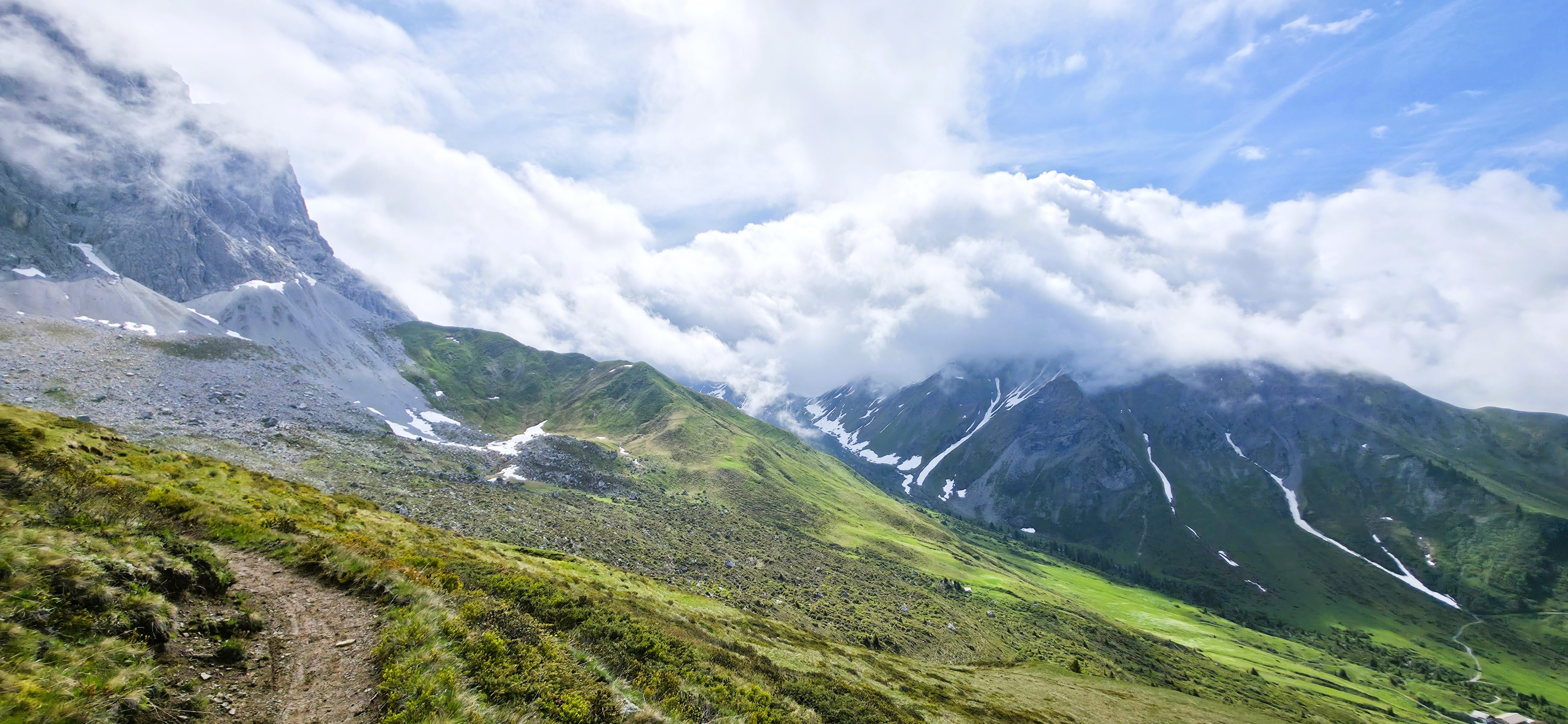 Hiking in summer